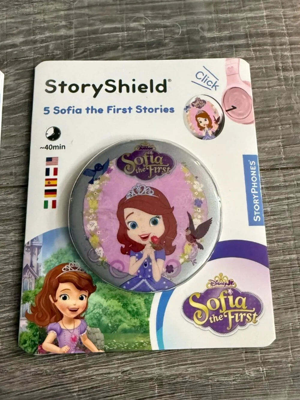 NIP StoryShield Headphones Lot Of 2 Disney Monsters Inc & Sofie The First